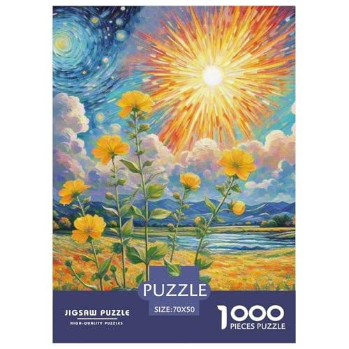 Honeysuckle Flower 1000-teiliges Flower Puzzle Für Erwachsene Und Kinder Klassische Unmöglich Puzzles 70x50cm/1000pcs von RYVABXYAK