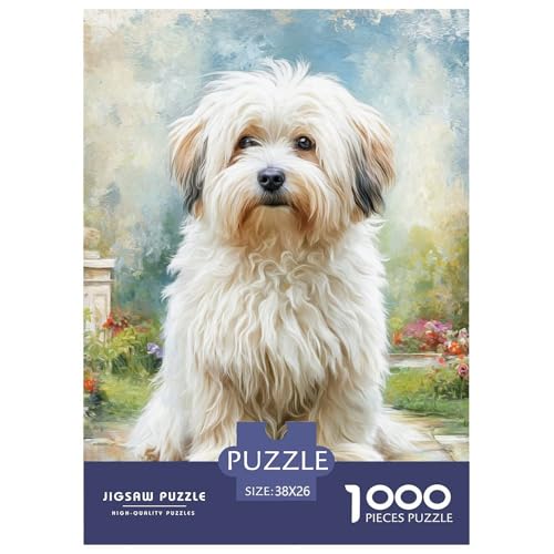 Pet Dog 1000-teiliges Pet Puzzle Für Die Ganze Familie Geschicklichkeitsspiel Puzzlespiel Themen-Puzzle Mit 38x26cm/1000pcs von RYVABXYAK