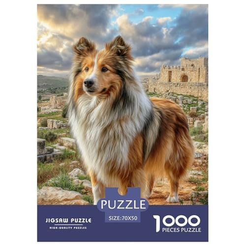 Pet Dog 1000-teiliges Pet Puzzle Für Die Ganze Familie Geschicklichkeitsspiel Unmöglich Puzzles 70x50cm/1000pcs von RYVABXYAK
