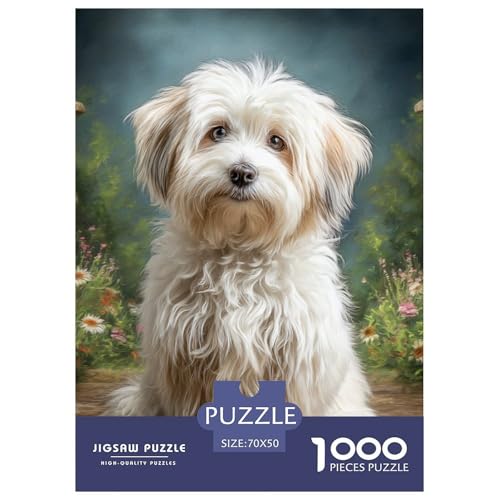 Pet Dog 1000-teiliges Pet Puzzle Für Erwachsene Und Kinder Klassische Anspruchsvolles Puzzle 70x50cm/1000pcs von RYVABXYAK