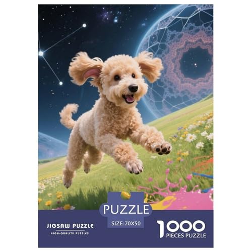 Teddy Bear Dog 1000-teiliges Dog Puzzle Familien Erwachsenenpuzzle Mit Wimmelbild Puzzlespiel Themen-Puzzle Mit 70x50cm/1000pcs von RYVABXYAK