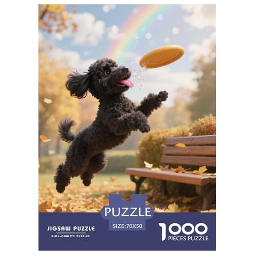 Teddy Bear Dog 1000-teiliges Dog Puzzle Familien Klassische Unmöglich Puzzles 70x50cm/1000pcs von RYVABXYAK