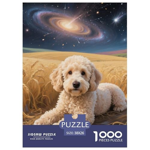Teddy Bear Dog 1000-teiliges Dog Puzzle Für Die Ganze Familie Geschicklichkeitsspiel Puzzlespiel Themen-Puzzle Mit 38x26cm/1000pcs von RYVABXYAK