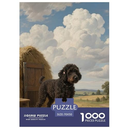 Teddy Bear Dog 1000-teiliges Dog Puzzle Für Die Ganze Familie Klassische Puzzlespiel Themen-Puzzle Mit 70x50cm/1000pcs von RYVABXYAK
