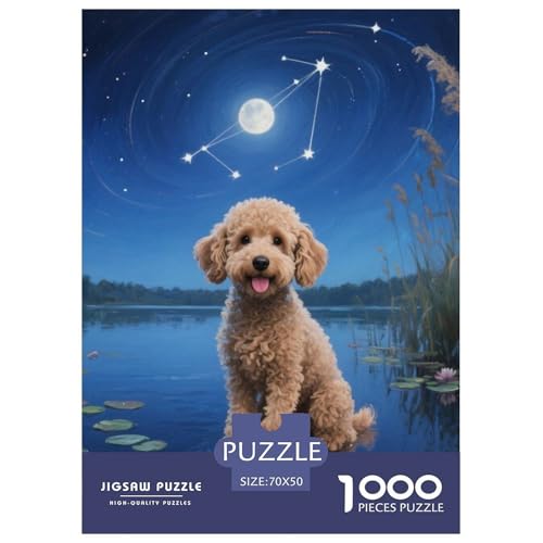 Teddy Bear Dog 1000-teiliges Dog Puzzle Für Erwachsene Und Kinder Erwachsenenpuzzle Mit Wimmelbild Unmöglich Puzzles 70x50cm/1000pcs von RYVABXYAK