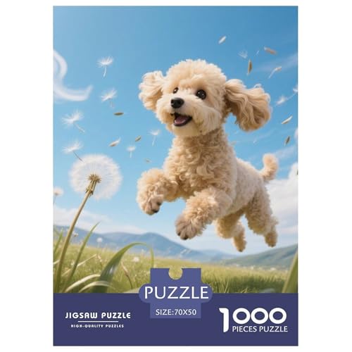 Teddy Bear Dog 1000-teiliges Dog Puzzle Für Erwachsene Und Kinder Geschicklichkeitsspiel Anspruchsvolles Puzzle 70x50cm/1000pcs von RYVABXYAK