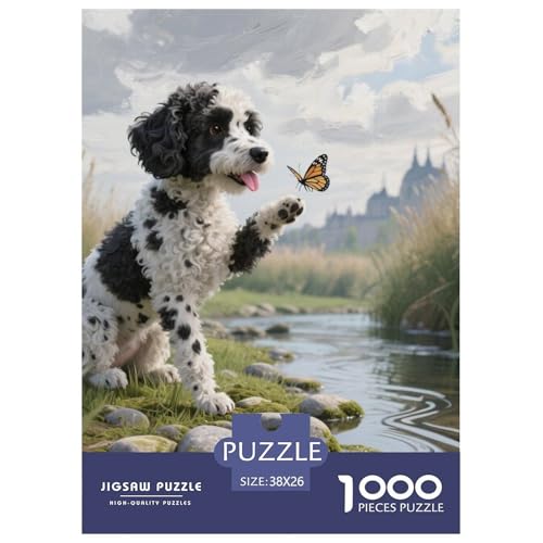 Teddy Bear Dog 1000-teiliges Dog Puzzle Für Erwachsene Und Kinder Klassische Puzzlespiel Themen-Puzzle Mit 38x26cm/1000pcs von RYVABXYAK
