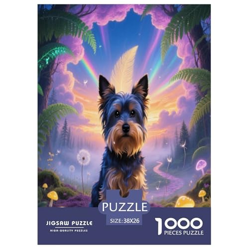 Teddy Bear Dog 1000-teiliges Pet Puzzle Für Die Ganze Familie Klassische Puzzlespiel Themen-Puzzle Mit 38x26cm/1000pcs von RYVABXYAK