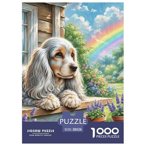 Toy Long-haired Eared Dog 1000-teiliges Pet Puzzle Für Die Ganze Familie Geschicklichkeitsspiel Anspruchsvolles Puzzle 38x26cm/1000pcs Toy Long-haired Eared Dog 1000-teiliges Pet Puzzle Für Die Ganze Familie Geschicklichkeitsspiel Anspruchsvolles Puzzle 38x26cm/1000pcs von RYVABXYAK
