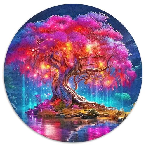 Tree 1000 Rundes Plant Circular Puzzles Kreative Stressfreisetzung Spielzeug Für Erwachsene 1000pcs (67.5x67.5cm) von RYVABXYAK