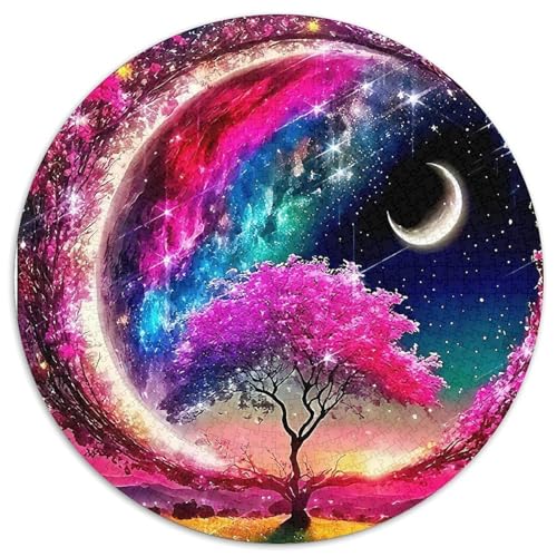 Tree 1000 Rundes Plant Circular Puzzles Kreative Stressfreisetzung Spielzeug Für Erwachsene Und Kinder 1000pcs (67.5x67.5cm) von RYVABXYAK