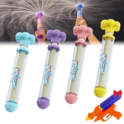 RYVETTE Feuerwerks-Wasserpistole, Feuerwerks-Wassersprühspielzeug for Familienunterhaltung Oder Poolparty, Romantische Hochdruck-Auszieh-Wasserpistolen for Paare for Baden, for Den Pool Und(4PCS) von RYVETTE