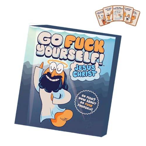 RYVETTE Go Fish Card Game Yourself for Adult, 2025 New F K F*ck Fuck Deck Night Party Game for 2+ Players, Adults, Gag Gift for Friends, Couples & Coworkers, Family Classic Interactive Fun(1pc) von RYVETTE