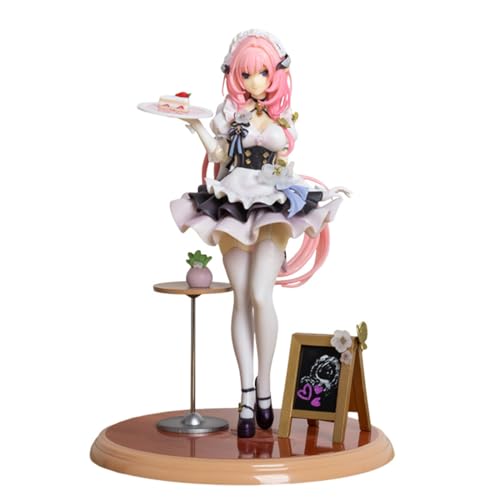 Honkai Impact 3rd Elysia Figure Maid's Outfit 1/7 PVC miHoYo Game Anime-Figuren 24CM Action Play Model von RZAHUAHU