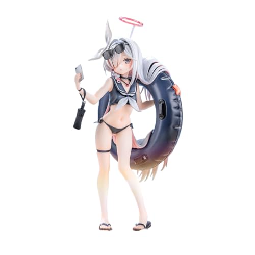 RZAHUAHU Blue Archive Arona und Plana Badeanzüge Figur 1/7 Anime Spiel Charaktere PVC Desktop Ornamente Fans Geschenke 24CM (Plana) von RZAHUAHU