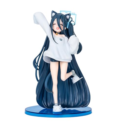 RZAHUAHU Blue Archive Tendou Alice Figur 1/7 Anime Spiel Charaktere Mit austauschbaren Gesichtsteilen PVC Desktop Ornamente Fans Geschenke 19CM von RZAHUAHU
