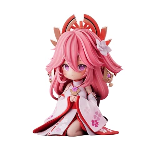 RZAHUAHU G-I Yae Miko Minifigur, 15 cm, Anime-Spiel, PVC-Spielzeug, niedlicher Charakter, Lady Guuji of The Grand Narukami Shrine RZAHUAHU G-I Yae Miko Minifigur, 15 cm, Anime-Spiel, PVC-Spielzeug, niedlicher Charakter, Lady Guuji of The Grand Narukami Shrine von RZAHUAHU