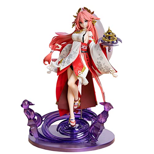 RZAHUAHU Genshin Impact Yae Miko 1/7 Figure 24CM miHoYo Anime Game Dame Guuji des Großen Narukami-Schreins Spielzeug-Charakter PVC-Geschenk von RZAHUAHU