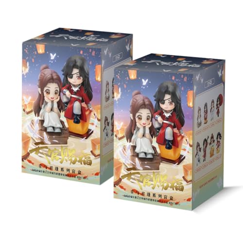 RZAHUAHU Heaven Official Blessing Hua Cheng Xie Lian Chibi Figuren Anime Gift Blind Boxs (Eine Gruppe (zufällig)) von RZAHUAHU