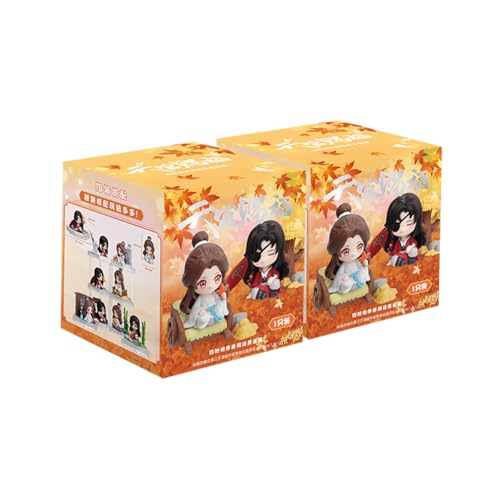 RZAHUAHU Heaven Official Blessing Hua Cheng Xie Lian Chibi Figuren Anime Gift Blind Boxs (Herbst Kombinatorisch) von RZAHUAHU