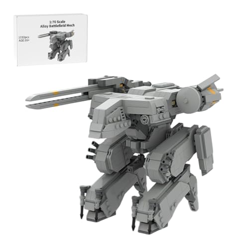 RZARDFLAMR Legierung Schlachtfeld Mecha Bausteine Set –1/70 Maßstab Roboter Modellbausatz für Erwachsene & Jugendliche, Sammlermodell Geschenk, Kreativbaukasten Bausteine für Display (1032Teile) von RZARDFLAMR