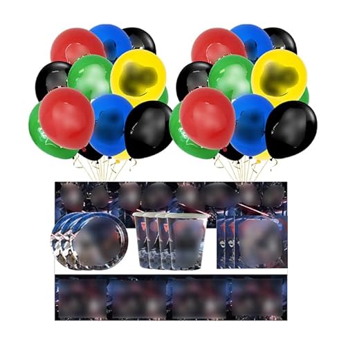 Geburtstag Party Deko Geburtstagsdeko Luftballons Geburtstag Partygeschirr Geschirr Set Party Geschirrset Geschirrset Geburtstag Party Deko Geburtstagsdeko Luftballons Geburtstag Partygeschirr Geschirr Set Party Geschirrset Geschirrset von RZDQZY