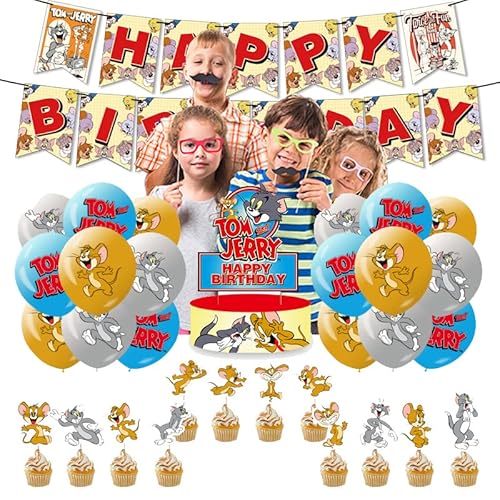 Geburtstagsdeko Tom und Jerry Geburtstag Luftballons Tom and Jerry Kuchentopper Tom und Jerry Geburtstag Girlande Tom und Jerry Kindergeburtstag Deko Geburtstagsdeko Tom und Jerry Geburtstag Luftballons Tom and Jerry Kuchentopper Tom und Jerry Geburtstag Girlande Tom und Jerry Kindergeburtstag Deko von RZDQZY