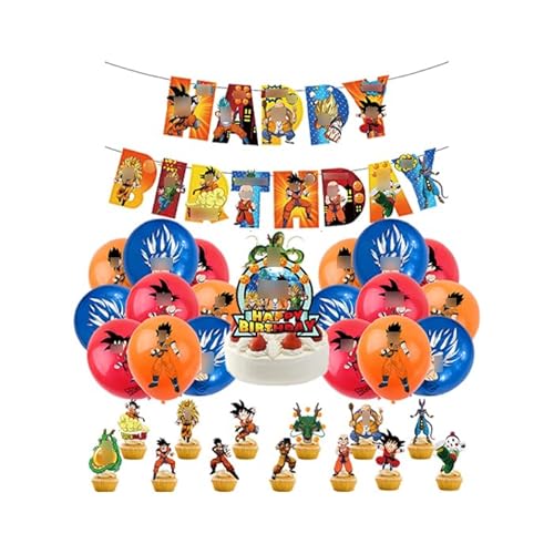 Kindergeburtstag Deko Geburtstag Party Deko Luftballons Luftballons Tortendeko Geburtstag Happy Birthday Girlande Party von RZDQZY