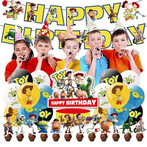 Geburtstagsdeko Kindergeburtstag Geburtstag Party Deko Luftballons Geburtstag Luftballons Deko Kuchen Topper Geburtstag Banner Geburtstagsdeko Kindergeburtstag Geburtstag Party Deko Luftballons Geburtstag Luftballons Deko Kuchen Topper Geburtstag Banner von RZDQZY
