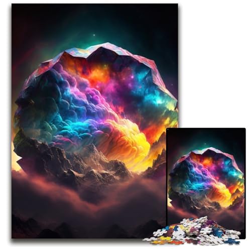 1000-teiliges Puzzle „Color Planet“, Holzpuzzle, pädagogisches Denkspiel, künstlerische Heim- und Bürodekoration, ab 14 Jahren, 50x75cm/19,68x29,52 Zoll 1000-teiliges Puzzle „Color Planet“, Holzpuzzle, pädagogisches Denkspiel, künstlerische Heim- und Bürodekoration, ab 14 Jahren, 50x75cm/19,68x29,52 Zoll von RZFWJL