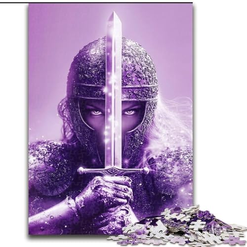 1000-teiliges Puzzle Galaxy Space Warrior, Spielspielzeug, jedes Teil ist einzigartig – anspruchsvolles Familienspiel für Kinder ab 14 Jahren (Größe 50x75cm) von RZFWJL