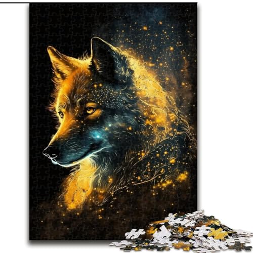 1000-teiliges Puzzle Gold Pervert aus Holz, anspruchsvolles Denkspiel für Teenager, Spaß für den Familienspielabend, 1000 Teile(50x75cm) von RZFWJL