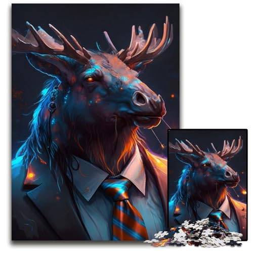 1000-teiliges Puzzle für Erwachsene, Boss Raccoon, Holzpuzzle, anspruchsvolles Denkspiel für Teenager, unterhaltsames interaktives Spiel für die ganze Familie, 50x75cm/19,68x29,52 Zoll 1000-teiliges Puzzle für Erwachsene, Boss Raccoon, Holzpuzzle, anspruchsvolles Denkspiel für Teenager, unterhaltsames interaktives Spiel für die ganze Familie, 50x75cm/19,68x29,52 Zoll von RZFWJL