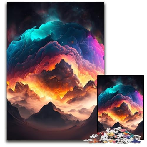 1000-teiliges Puzzle für Erwachsene, Color Planet, Holzpuzzle, anspruchsvolles Denkspiel für Teenager, unterhaltsames interaktives Spiel für die ganze Familie, 50x75cm/19,68x29,52 Zoll 1000-teiliges Puzzle für Erwachsene, Color Planet, Holzpuzzle, anspruchsvolles Denkspiel für Teenager, unterhaltsames interaktives Spiel für die ganze Familie, 50x75cm/19,68x29,52 Zoll von RZFWJL