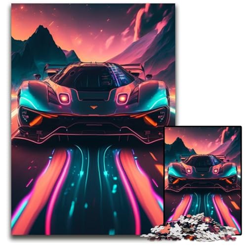 1000-teiliges Puzzle für Erwachsene, Coole Sportwagen-Puzzles für Erwachsene, Lernspielzeug für Jugendliche, Heimbüro-Dekor, 50x75cm/19,68x29,52 Zoll 1000-teiliges Puzzle für Erwachsene, Coole Sportwagen-Puzzles für Erwachsene, Lernspielzeug für Jugendliche, Heimbüro-Dekor, 50x75cm/19,68x29,52 Zoll von RZFWJL