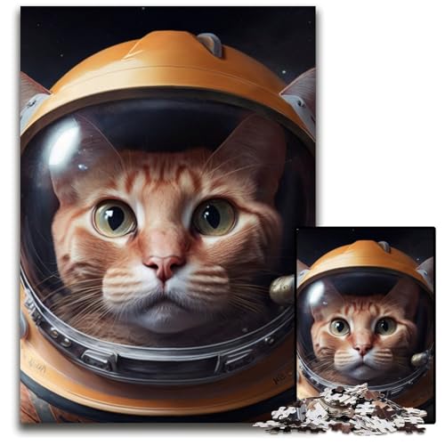 1000-teiliges Puzzle für Erwachsene, Fantasie-Katze, Holzpuzzle, interaktives Familienspiel, Denksportaufgabe, Lernspielzeug, 50x75cm/19,68x29,52 Zoll 1000-teiliges Puzzle für Erwachsene, Fantasie-Katze, Holzpuzzle, interaktives Familienspiel, Denksportaufgabe, Lernspielzeug, 50x75cm/19,68x29,52 Zoll von RZFWJL