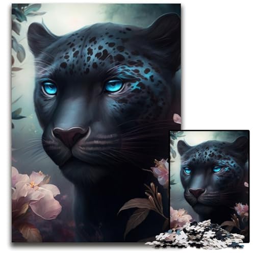 1000-teiliges Puzzle für Erwachsene, Fantasie-Leopard, Holzpuzzle, anspruchsvolles Denkspiel für Teenager, unterhaltsames interaktives Spiel für die ganze Familie, 50x75cm/19,68x29,52 Zoll 1000-teiliges Puzzle für Erwachsene, Fantasie-Leopard, Holzpuzzle, anspruchsvolles Denkspiel für Teenager, unterhaltsames interaktives Spiel für die ganze Familie, 50x75cm/19,68x29,52 Zoll von RZFWJL