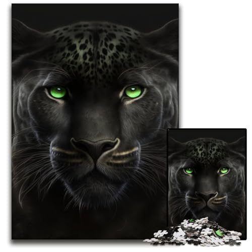 1000-teiliges Puzzle für Erwachsene, Fantasie-Leopard, Holzpuzzle, interaktives Familienspiel, Denksportaufgabe, Lernspielzeug, 50x75cm/19,68x29,52 Zoll 1000-teiliges Puzzle für Erwachsene, Fantasie-Leopard, Holzpuzzle, interaktives Familienspiel, Denksportaufgabe, Lernspielzeug, 50x75cm/19,68x29,52 Zoll von RZFWJL