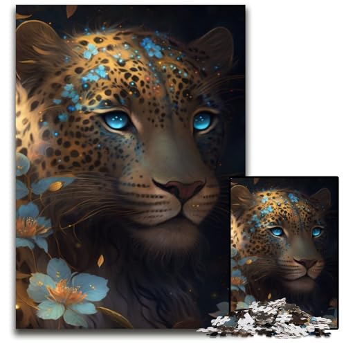 1000-teiliges Puzzle für Erwachsene, Fantasie-Leoparden-Puzzles für Erwachsene, Lernspielzeug für Jugendliche, Heimbüro-Dekoration, 50x75cm/19,68x29,52 Zoll 1000-teiliges Puzzle für Erwachsene, Fantasie-Leoparden-Puzzles für Erwachsene, Lernspielzeug für Jugendliche, Heimbüro-Dekoration, 50x75cm/19,68x29,52 Zoll von RZFWJL