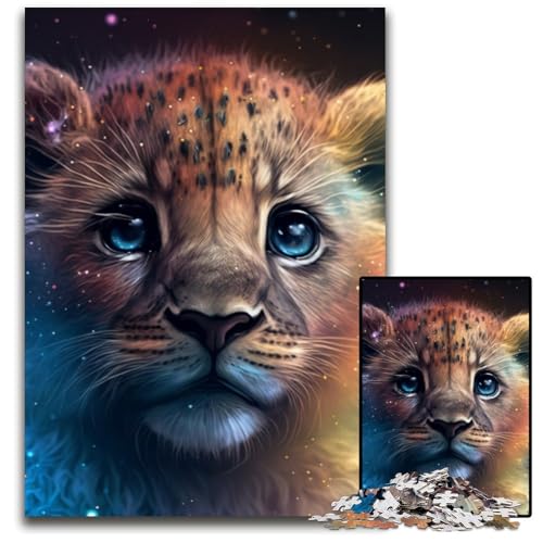 1000-teiliges Puzzle für Erwachsene, Fantasie-Löwe, Papppuzzle, anspruchsvolles Denkspiel für Teenager, unterhaltsames interaktives Spiel für die ganze Familie, 26x38cm/10,23x14,96 Zoll 1000-teiliges Puzzle für Erwachsene, Fantasie-Löwe, Papppuzzle, anspruchsvolles Denkspiel für Teenager, unterhaltsames interaktives Spiel für die ganze Familie, 26x38cm/10,23x14,96 Zoll von RZFWJL
