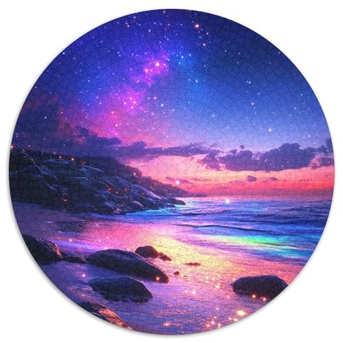 1000-teiliges Puzzle für Erwachsene, Galaxy Beach-Puzzle für Erwachsene, anspruchsvolles Denkspiel für Teenager, Familienspaß, DIY-Heimdekor-Geschenk, 67,5 x 67,5 cm 1000-teiliges Puzzle für Erwachsene, Galaxy Beach-Puzzle für Erwachsene, anspruchsvolles Denkspiel für Teenager, Familienspaß, DIY-Heimdekor-Geschenk, 67,5 x 67,5 cm von RZFWJL