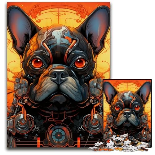 1000-teiliges Puzzle für Erwachsene, Hundekunst, Karton-Puzzle, anspruchsvolles Denkspiel für Teenager, unterhaltsames interaktives Spiel für die ganze Familie, 26x38cm/10,23x14,96 Zoll 1000-teiliges Puzzle für Erwachsene, Hundekunst, Karton-Puzzle, anspruchsvolles Denkspiel für Teenager, unterhaltsames interaktives Spiel für die ganze Familie, 26x38cm/10,23x14,96 Zoll von RZFWJL