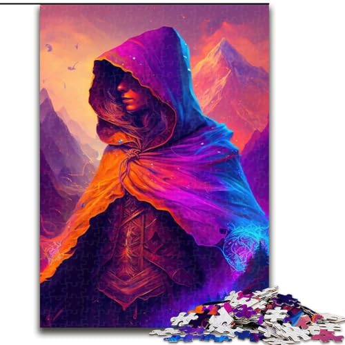 1000-teiliges Puzzle für Erwachsene, Magical Wanderer-Puzzle aus Holz, lehrreiches und unterhaltsames Indoor-Spiel für die Heimdekoration, 1000 Teile(50x75cm) von RZFWJL