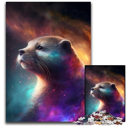 1000-teiliges Puzzle für Erwachsene, Otter-Nebel, Puzzles für Erwachsene, Lernspielzeug für Jugendliche, Heim- und Bürodekoration, 26x38cm/10,23x14,96 Zoll 1000-teiliges Puzzle für Erwachsene, Otter-Nebel, Puzzles für Erwachsene, Lernspielzeug für Jugendliche, Heim- und Bürodekoration, 26x38cm/10,23x14,96 Zoll von RZFWJL