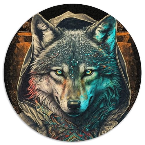 1000-teiliges Puzzle für Erwachsene, Wolfsfarben, Kartonpuzzle, DIY-Heimdekor-Geschenk, Denkspiel, 67,5 x 67,5 cm 1000-teiliges Puzzle für Erwachsene, Wolfsfarben, Kartonpuzzle, DIY-Heimdekor-Geschenk, Denkspiel, 67,5 x 67,5 cm von RZFWJL