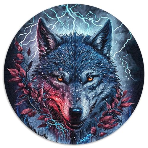 1000-teiliges Puzzle für Erwachsene, bemaltes Wolf-Kunstwerk, Puzzle für Erwachsene, anspruchsvolles Denkspiel für Teenager, Familienspaß, DIY-Heimdekor-Geschenk, 67,5 x 67,5 cm 1000-teiliges Puzzle für Erwachsene, bemaltes Wolf-Kunstwerk, Puzzle für Erwachsene, anspruchsvolles Denkspiel für Teenager, Familienspaß, DIY-Heimdekor-Geschenk, 67,5 x 67,5 cm von RZFWJL