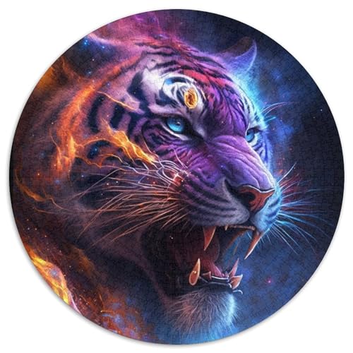 1000-teiliges Puzzle für Erwachsene, bunter Blitztiger, Puzzle für Erwachsene, anspruchsvolles Denkspiel für Teenager, Familienspaß, DIY-Heimdeko-Geschenk, 67,5 x 67,5 cm 1000-teiliges Puzzle für Erwachsene, bunter Blitztiger, Puzzle für Erwachsene, anspruchsvolles Denkspiel für Teenager, Familienspaß, DIY-Heimdeko-Geschenk, 67,5 x 67,5 cm von RZFWJL