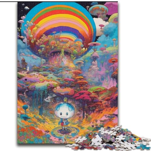 1000-teiliges Puzzle für Erwachsene und Jugendliche, Astronaut, Lernspielzeug für Kinder ab 14 Jahren, ganze Familie (Größe 26x38cm) von RZFWJL
