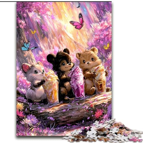 1000-teiliges Puzzle für Erwachsene und Jugendliche im japanischen Stil, Lernspielzeug für Kinder ab 14 Jahren, ganze Familie (Größe 50x75cm) von RZFWJL