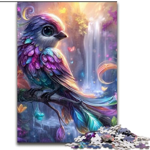 1000-teiliges Puzzle für Jugendliche und Erwachsene, Fantasie-Eule, Lernspielzeug für Kinder ab 14 Jahren, ganze Familie (Größe 26x38cm) von RZFWJL